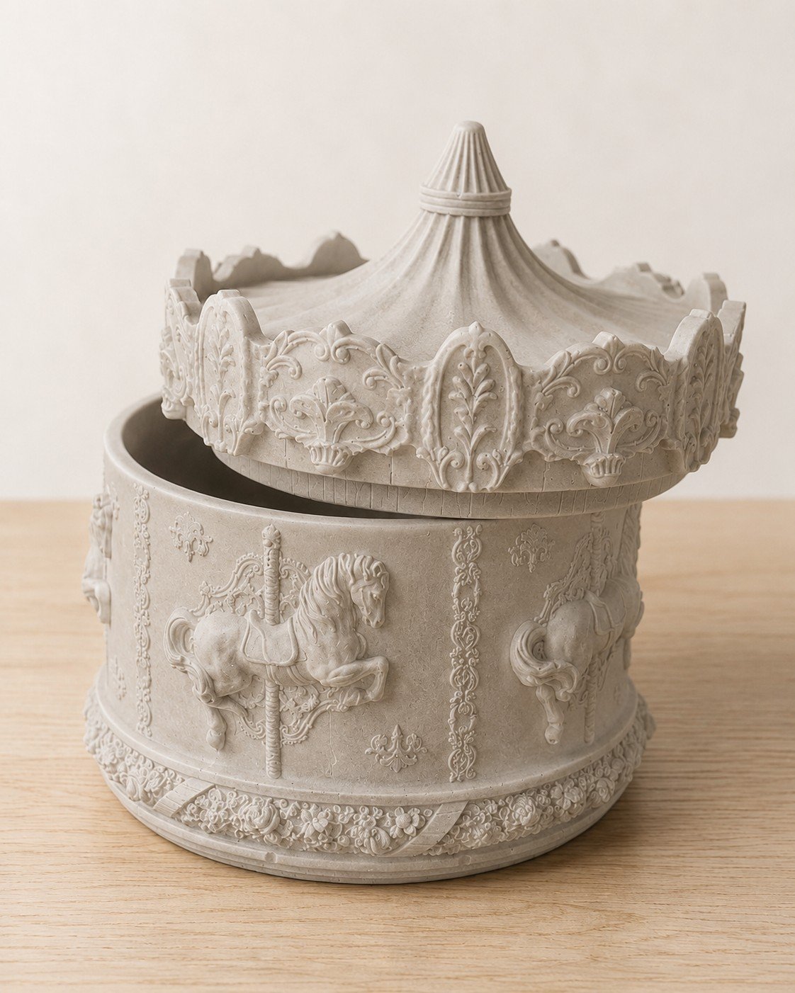 Sierlijke Carrousel Herinneringsdoos